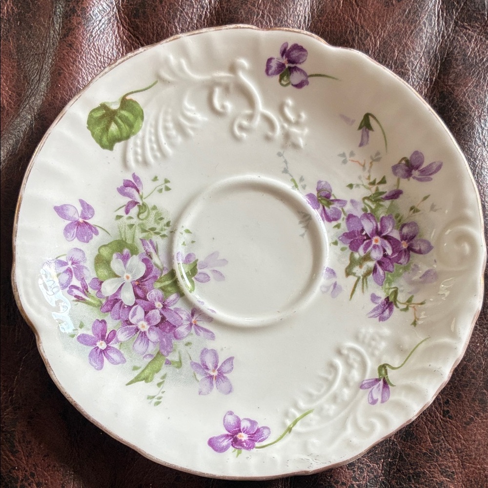 Victorian Violet’s saucer